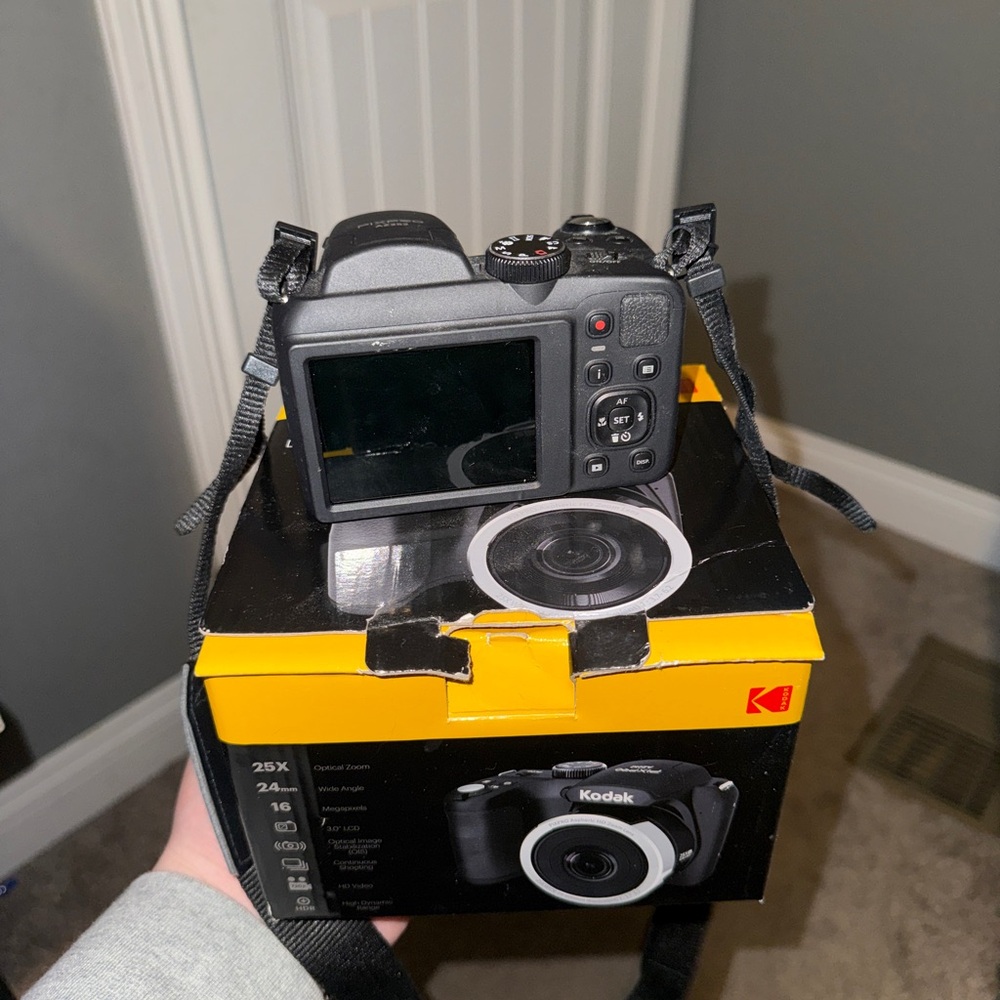 Kodak Black Digital Camera with Yellow Accents
